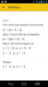 mathpapa algebra calculator 1 4 1