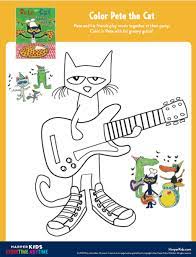 To take a picture of the kids and then have the kids glue the shoes on it there feet and color them colors! Pete The Cat Activities Petethecatbooks Com