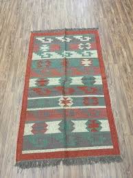 tribal red rug 3x5 feet kilim rug