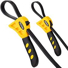 While changing the oil filter you also need oil filter removal tools for replacement and fitting. Toolwiz Upgraded Rubber Strap Wrench Set Of 2pcs Jar Opener Pipe Wrench Oil Filter Wrenches Used By Diy Mechanics Plumbers 19 11 16 And 23 5 8 Black On Yellow Amazon Com