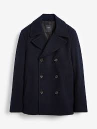 Double Ted Wool Rich Pea Coat
