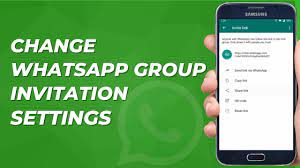 how to change whatsapp group invitation