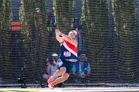 an american record in the hammer throw