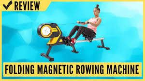 merax folding magnetic rowing machine