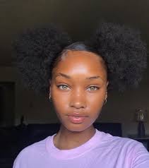 Hairstyles for black girls with thick hair. Pin On B A R E F A C E D B E A U T I E S