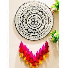 Handmade Lippan Art Mirror Home Decor