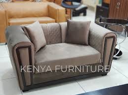 kenya furniture grey sofa set 2 seater