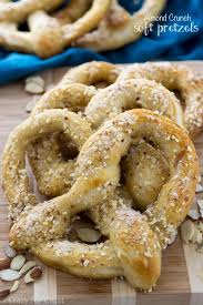almond crunch soft pretzels crazy for