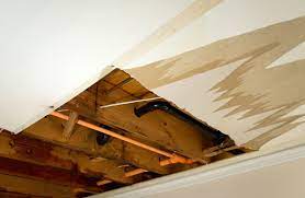water damaged ceiling warrants
