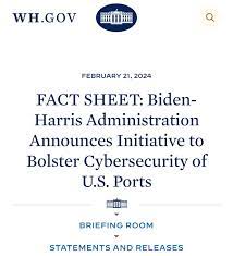 Boone Cutler 💥🇺🇸🕺 on Instagram: "Today, the Biden-Harris Administration will issue an Executive Order to bolster the security of the nation's ports, alongside a series of additional actions that will strengthen maritime