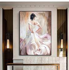 Hand Painted Canvas Art Large Size Oil