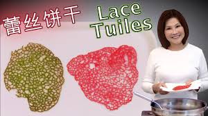 lace tuiles cookies flour oil food