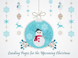A Collection Of Landing Pages For The Upcoming Christmas