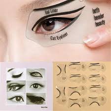 6pcs stencils for perfect cat eyeliner