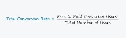 Trial Conversion Rate Formula