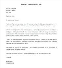 Employee Recommendation Personal Character Letter Sample