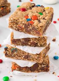 monster cookie bars build your bite