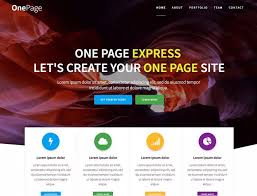 free one page wordpress themes to play with