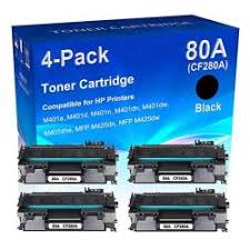 The hp laserjet pro 400 m401dw's direct usb port, wireless connectivity, and remote printing features offer a variety of ways to interact with the printer. 4 Pack Compatible High Capacity 80a Cf280a Toner Cartridge Used For Hp Laserjet Pro 400 M401a M401d M401n Printer Black Prices Shop Deals Online Pricecheck