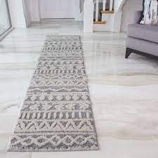 grey tribal aztec runner rugs for