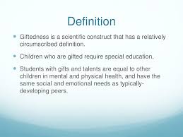 gifted students powerpoint presentation