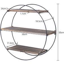 Geometric Decor Shelf Iron Frame Fit