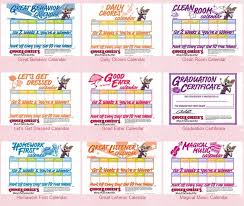 Free Reward Charts From Chuck E Cheeses For Years Chuck E