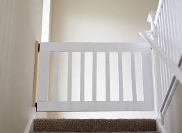 custom wooden diy baby gate for stairs