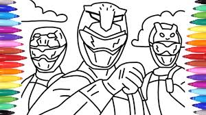 Print power rangers coloring pages for kids. Power Rangers Beast Morphers Power Rangers Coloring Pages Red Ranger Blue Ranger Yellow Ranger Youtube