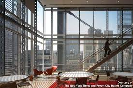 It is 748 feet (228 meters) tall from street level to roof. New York Times Tower Ny Verdict Designbuild
