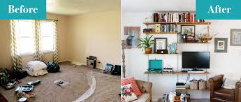 Diy Open Shelving Living Room Unit