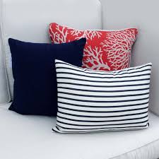 red white blue outdoor pillows