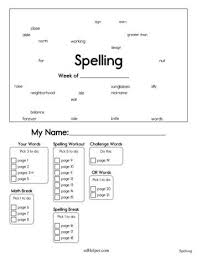 2nd grade spelling worksheets free