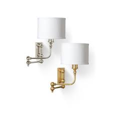 Silver Or Gold Sconce With Swing Arm