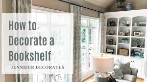 how to decorate a bookshelf how to