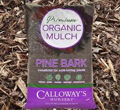 premium organic pine bark mulch