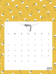 Beautiful May 2018 Desk Calendar Template 2018 Desk