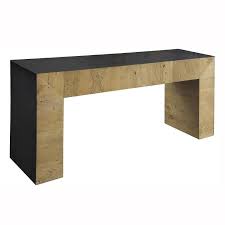 Black Top Chunky Reclaimed Wood Console