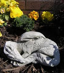Sleeping Dragon Stone Garden Ornament