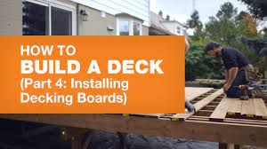How to Install Decking Boards (How to Build a Deck Part 4/5) - YouTube
