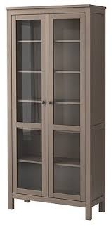 wooden brown glass door cupboard for