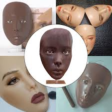 3d makeup practice face mannequin head