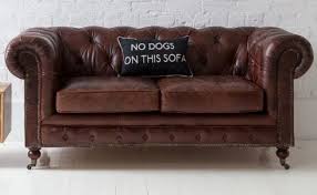 vine leather sofa chesterfield two