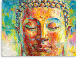 Buddha Wall Art Yoga Decor Meditation