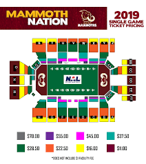Official Website Of The Maine Mammoths Seating Chart