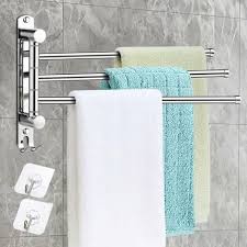 Alwaysh Bathroom Towel Rail With 3 Bars