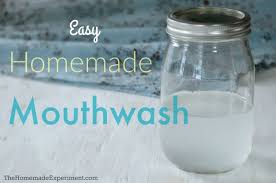 simple homemade baking soda mouthwash