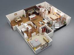 2 bedroom apartment house plans