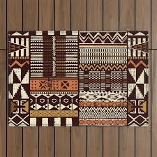 tribal african style fabric patchwork