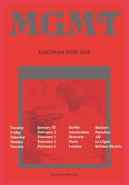 mgmt announce european tour 2018 gig goer